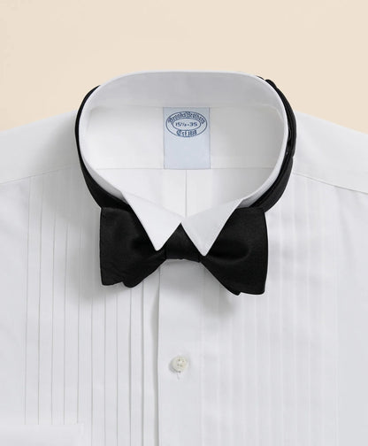 Stretch Supima® Cotton Broadcloth Wing Collar, Tuxedo Shirt | Brooks Brothers for sale