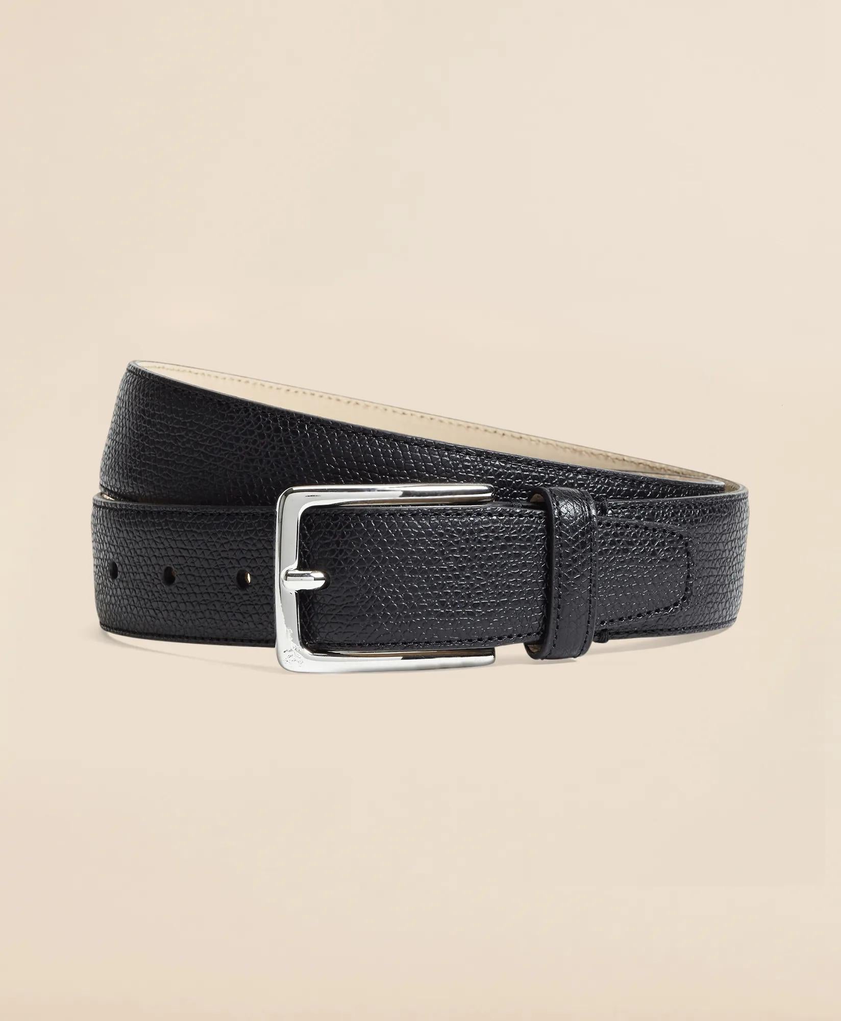 1818 Textured Leather Belt | Brooks Brothers on sale