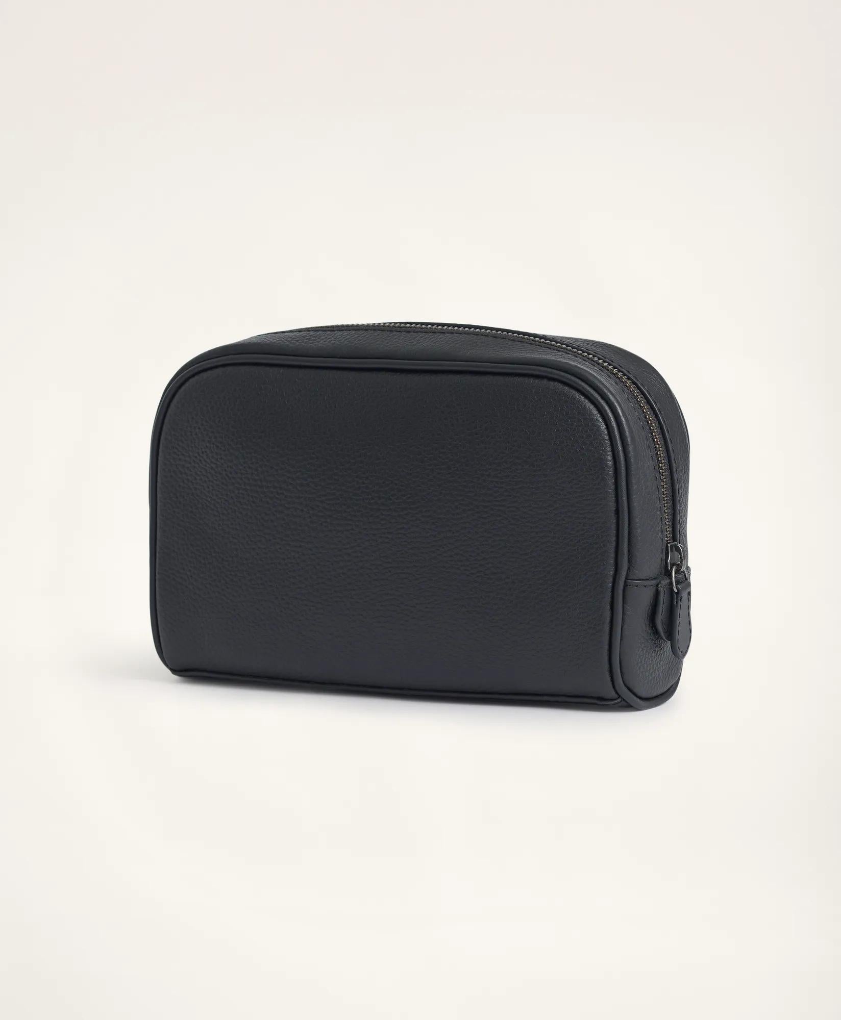 Pebbled Leather Dopp Kit | Brooks Brothers sale