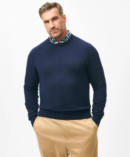 Big & Tall 3-Ply Cashmere Crewneck Sweater | Brooks Brothers sale - US 1272