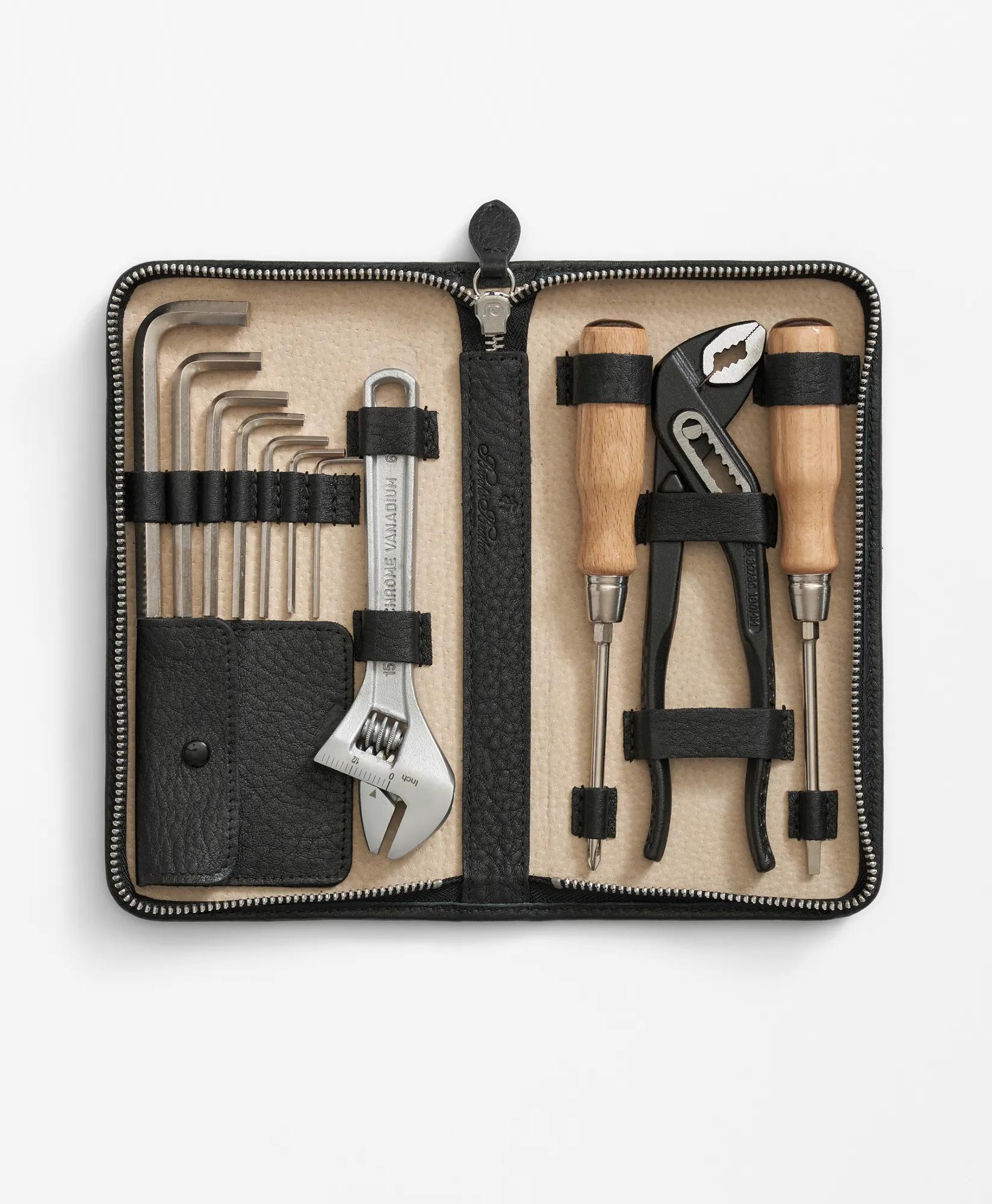 Genuine Leather Case Car Tool Kit | Brooks Brothers on sale