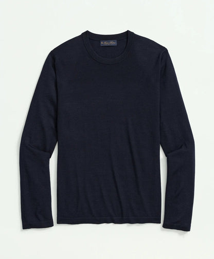 Lightweight Luxe All-Season Sweater, Crewneck | Brooks Brothers for sale - US 5847