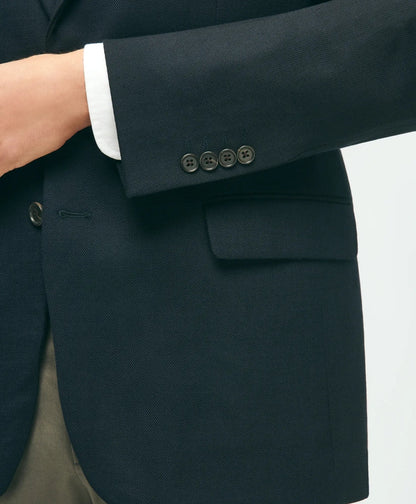 Traditional Fit Stretch Wool Hopsack Blazer | Brooks Brothers for sale