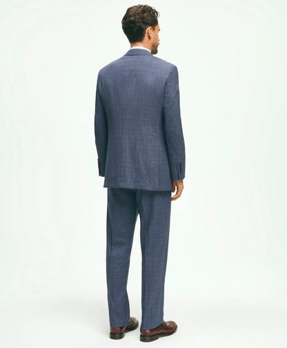 Traditional Fit Wool Checked 1818 Suit | Brooks Brothers cheap