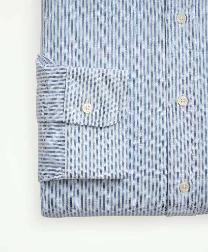 American-Made Oxford Cloth Button-Down Stripe Dress Shirt | Brooks Brothers cheap