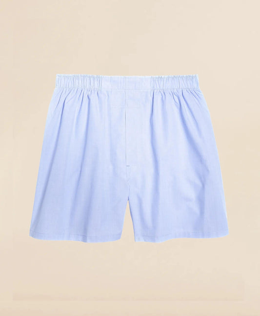 Cotton Broadcloth End-on-End Boxers | Brooks Brothers online shop