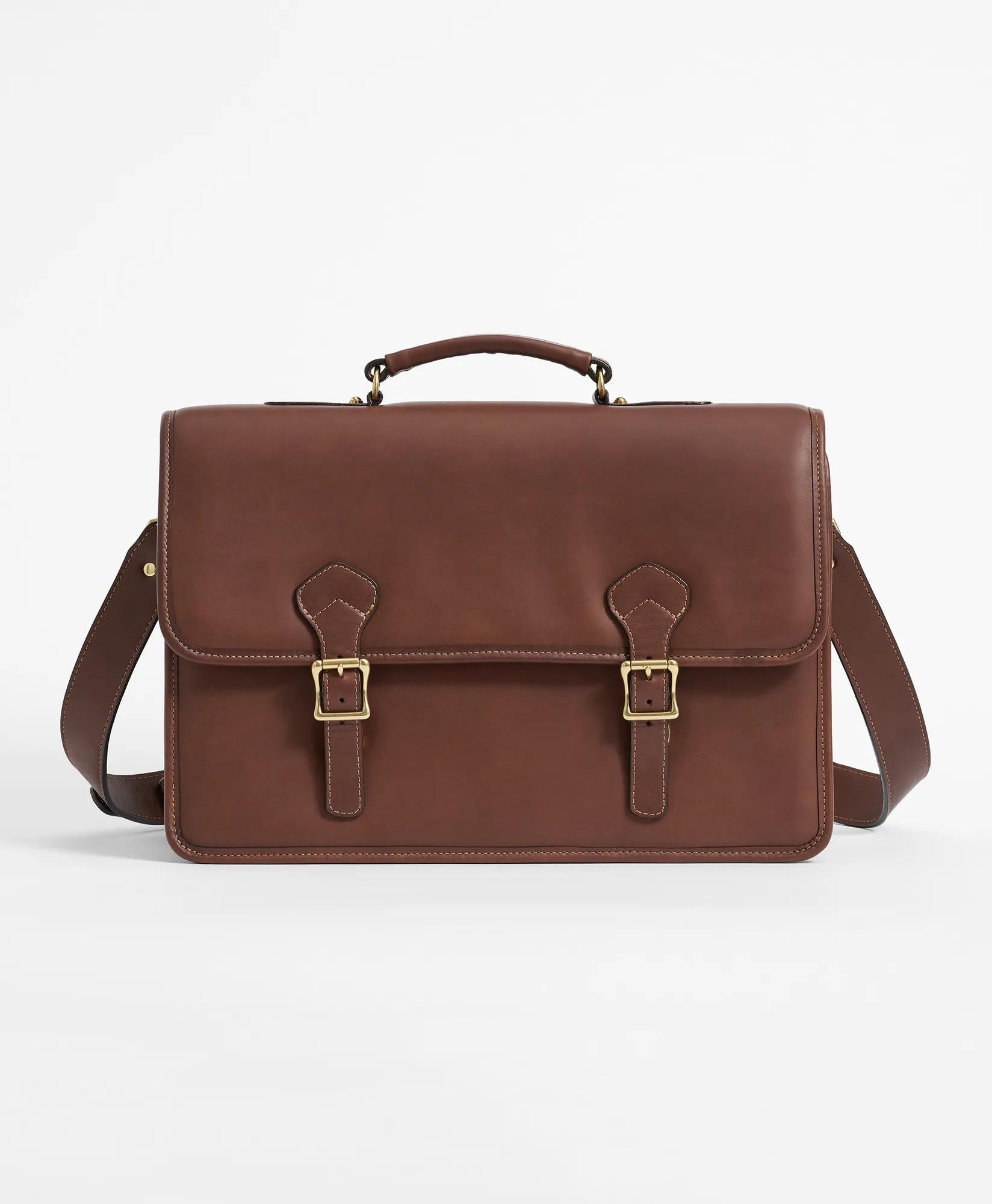 Leather Briefcase | Brooks Brothers online shop