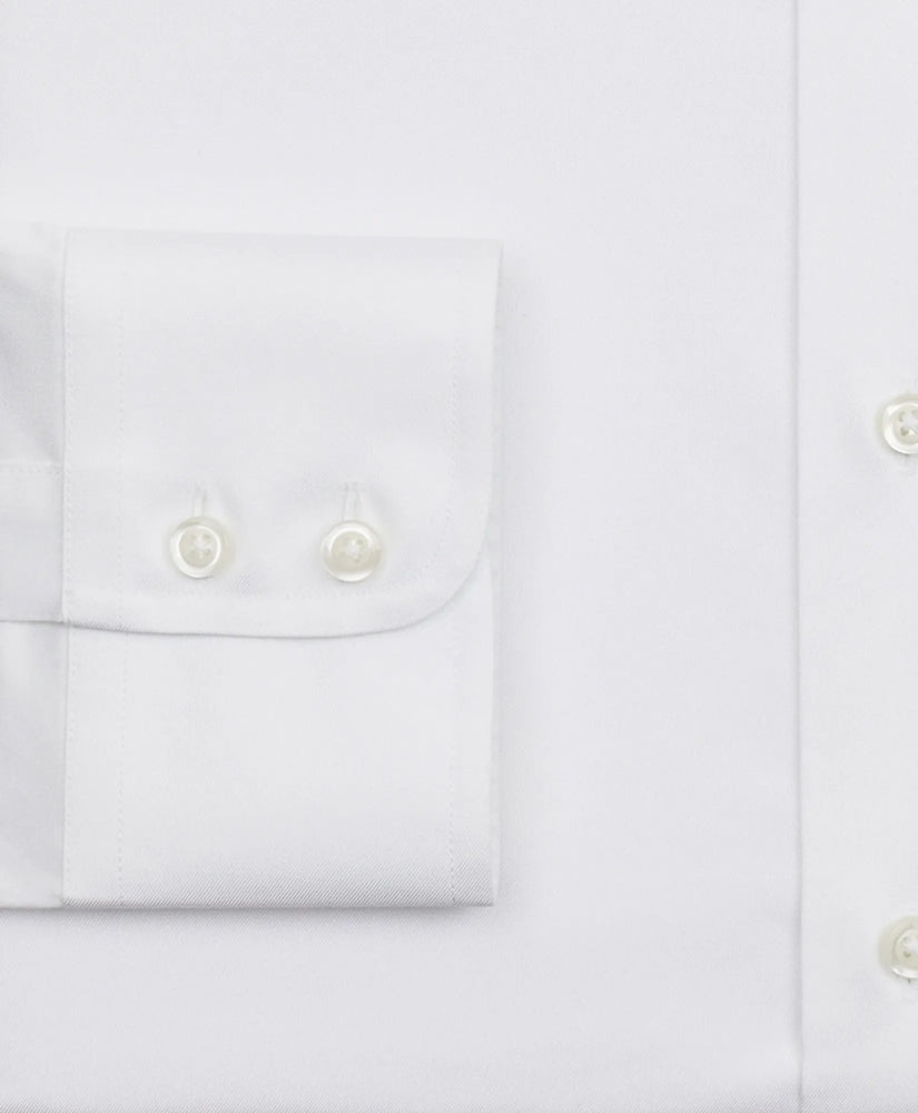 Stretch Supima® Cotton Non-Iron Twill Ainsley Collar Dress Shirt | Brooks Brothers sale