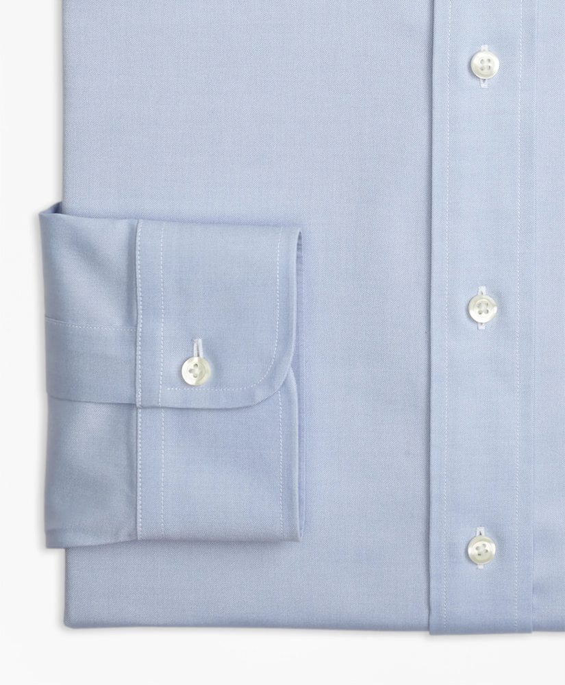 Big & Tall Stretch Dress Shirt, Non-Iron Pinpoint Spread Collar | Brooks Brothers sale