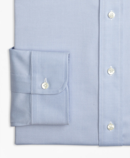 Big & Tall Stretch Dress Shirt, Non-Iron Pinpoint Spread Collar | Brooks Brothers sale