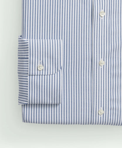 Brooks Brothers Explorer Collection Non-Iron Twill Ainsley Collar, Stripe Dress Shirt | Brooks Brothers cheap