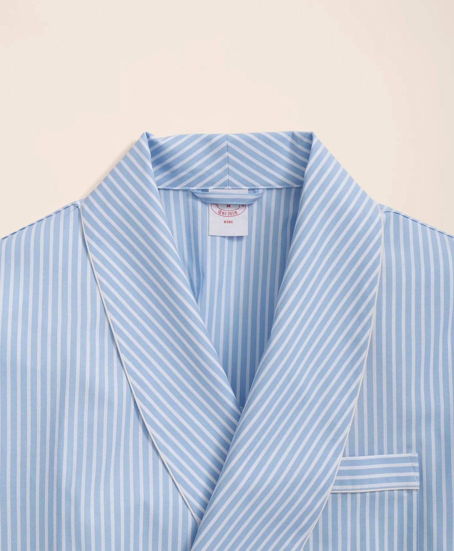 Cotton Broadcloth Bengal Striped Robe | Brooks Brothers for sale