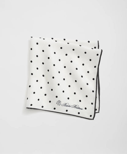 Small Dot Silk Pocket Square | Brooks Brothers online shop - US 7287