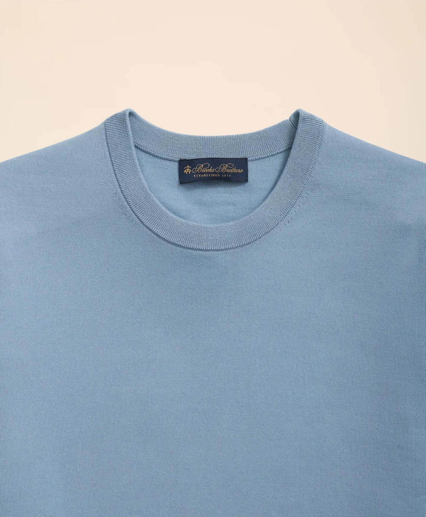 Lightweight Luxe All-Season Sweater, Short Sleeve Crewneck | Brooks Brothers online