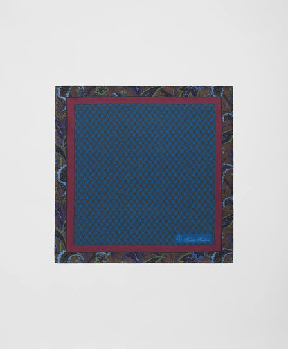 Paisley Border Silk Pocket Square | Brooks Brothers on sale