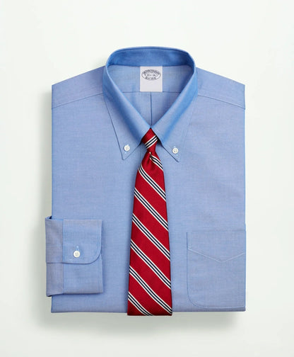 Stretch Supima® Cotton Non-Iron Pinpoint Oxford Button-Down Collar Dress Shirt | Brooks Brothers discount - US 6843