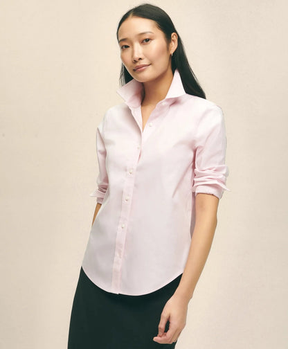 Classic-Fit Non-Iron Stretch Supima® Cotton Dress Shirt | Brooks Brothers cheap - US 6678