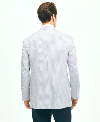 Classic Fit Stretch Cotton Seersucker Sport Coat | Brooks Brothers on sale