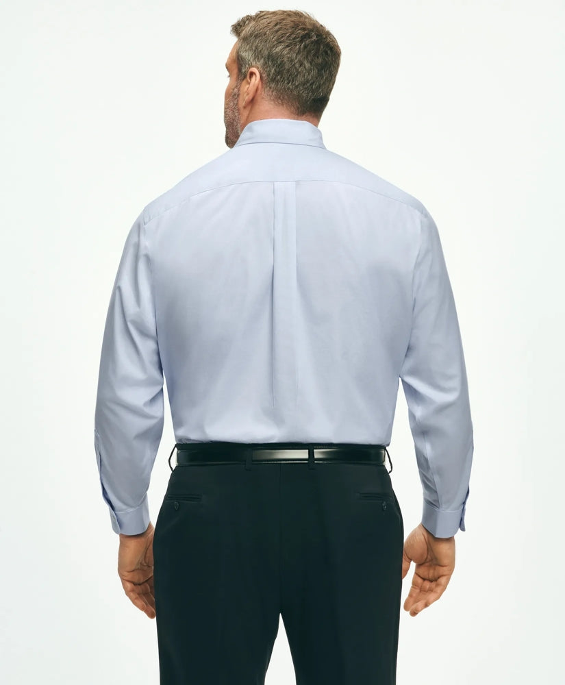 Big & Tall Stretch Dress Shirt, Non-Iron Pinpoint Button-Down Collar | Brooks Brothers cheap