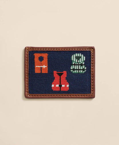 Smathers & Branson Needlepoint Life Vest Card Case | Brooks Brothers online shop