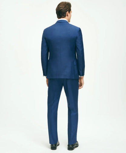 Classic Fit Wool Sharkskin 1818 Suit | Brooks Brothers online shop