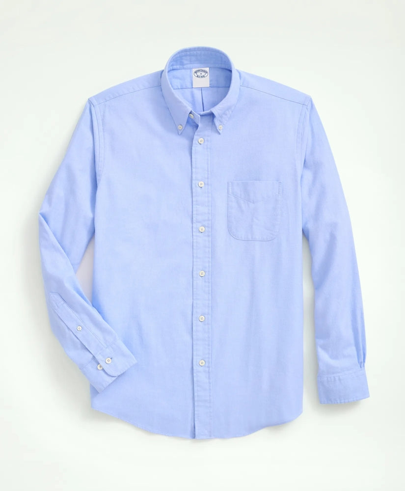 Portuguese Flannel Polo Button Down Collar Shirt | Brooks Brothers discount - US 1212