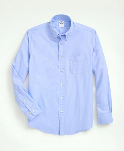 Portuguese Flannel Polo Button Down Collar Shirt | Brooks Brothers discount - US 1212