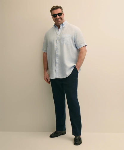 Big & Tall Cotton Seersucker Pants | Brooks Brothers online