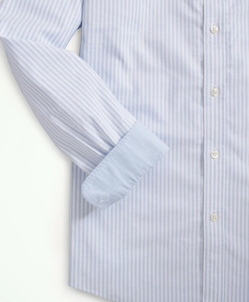 Stretch Non-Iron Oxford Button-Down Collar, Bengal Stripe Sport Shirt | Brooks Brothers for sale