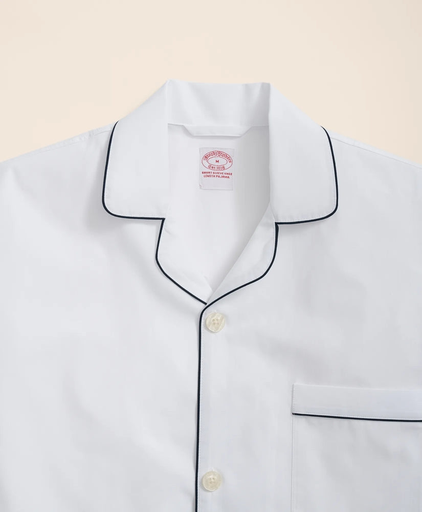 Cotton Broadcloth Short Pajamas | Brooks Brothers for sale