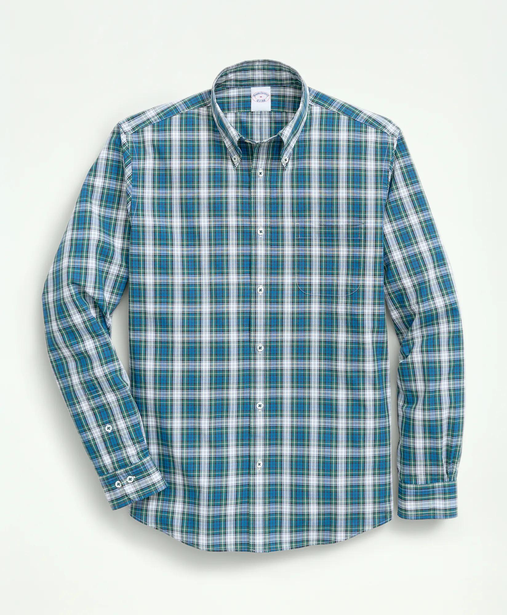 Friday Shirt, Poplin Tartan | Brooks Brothers sale