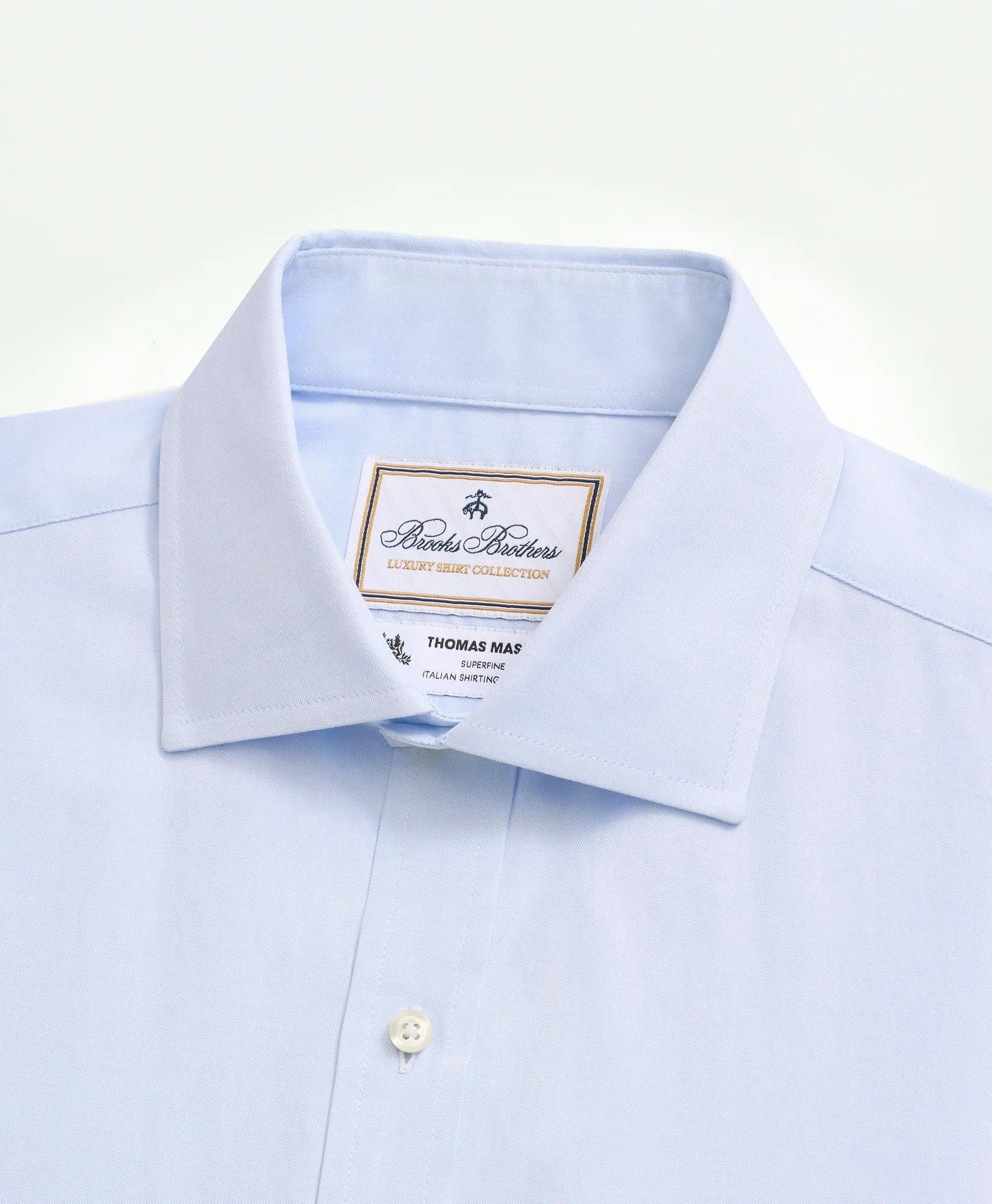 Brooks Brothers X Thomas Mason® Cotton Pinpoint Oxford English Collar Dress Shirt | Brooks Brothers sale