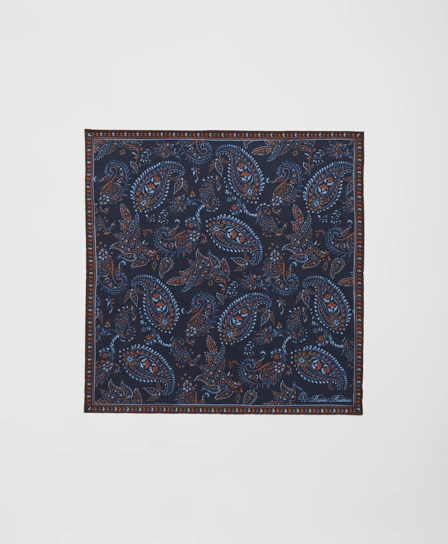 Large Paisley Silk Pocket Square | Brooks Brothers on sale