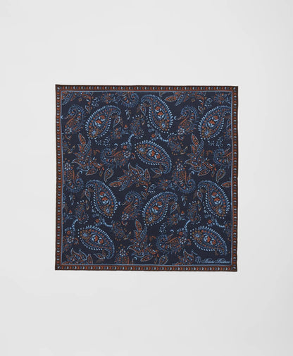 Large Paisley Silk Pocket Square | Brooks Brothers on sale