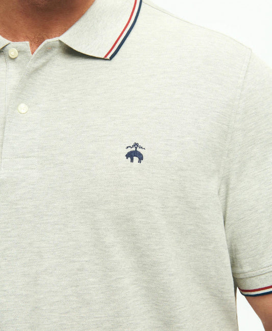 Big & Tall Golden Fleece® Supima® Tipped Polo Shirt | Brooks Brothers discount