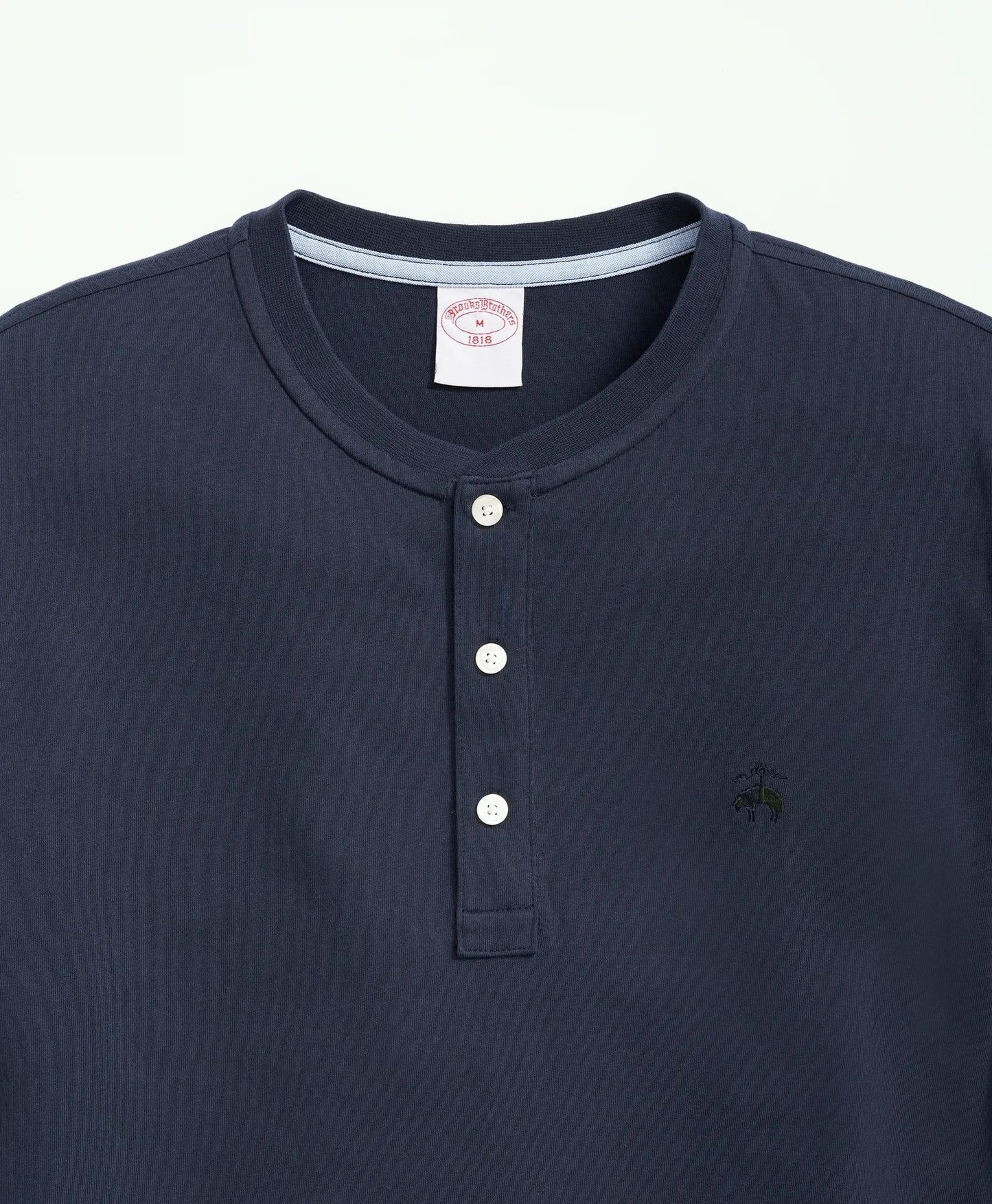 Cotton Henley Long-Sleeve T-Shirt | Brooks Brothers online
