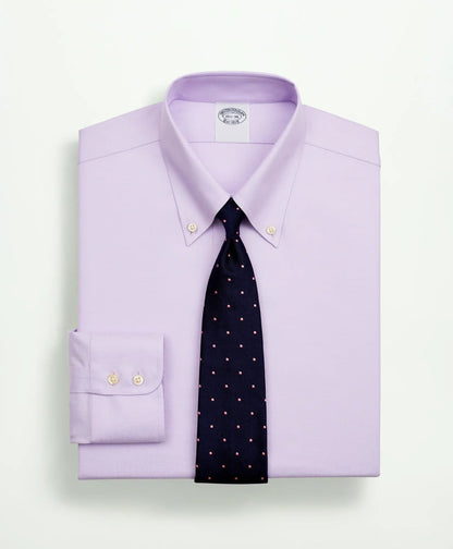 Stretch Supima® Cotton Non-Iron Twill Button-Down Collar Dress Shirt | Brooks Brothers online shop - US 6351