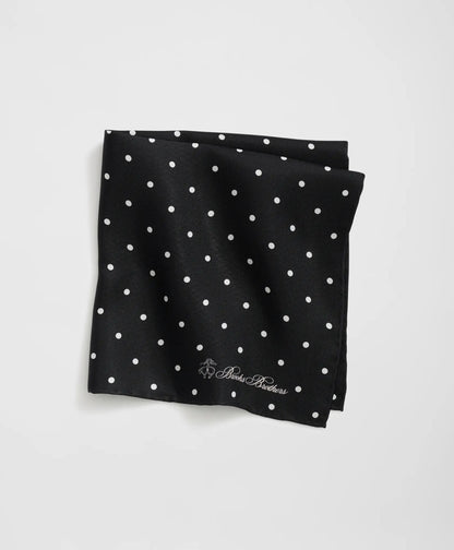 Small Dot Silk Pocket Square | Brooks Brothers online shop - US 7287
