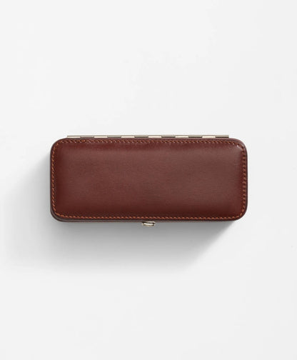 Travel Dominoes Game With Calfskin Case | Brooks Brothers discount