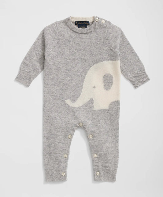 Cashmere Elephant Onesie | Brooks Brothers online