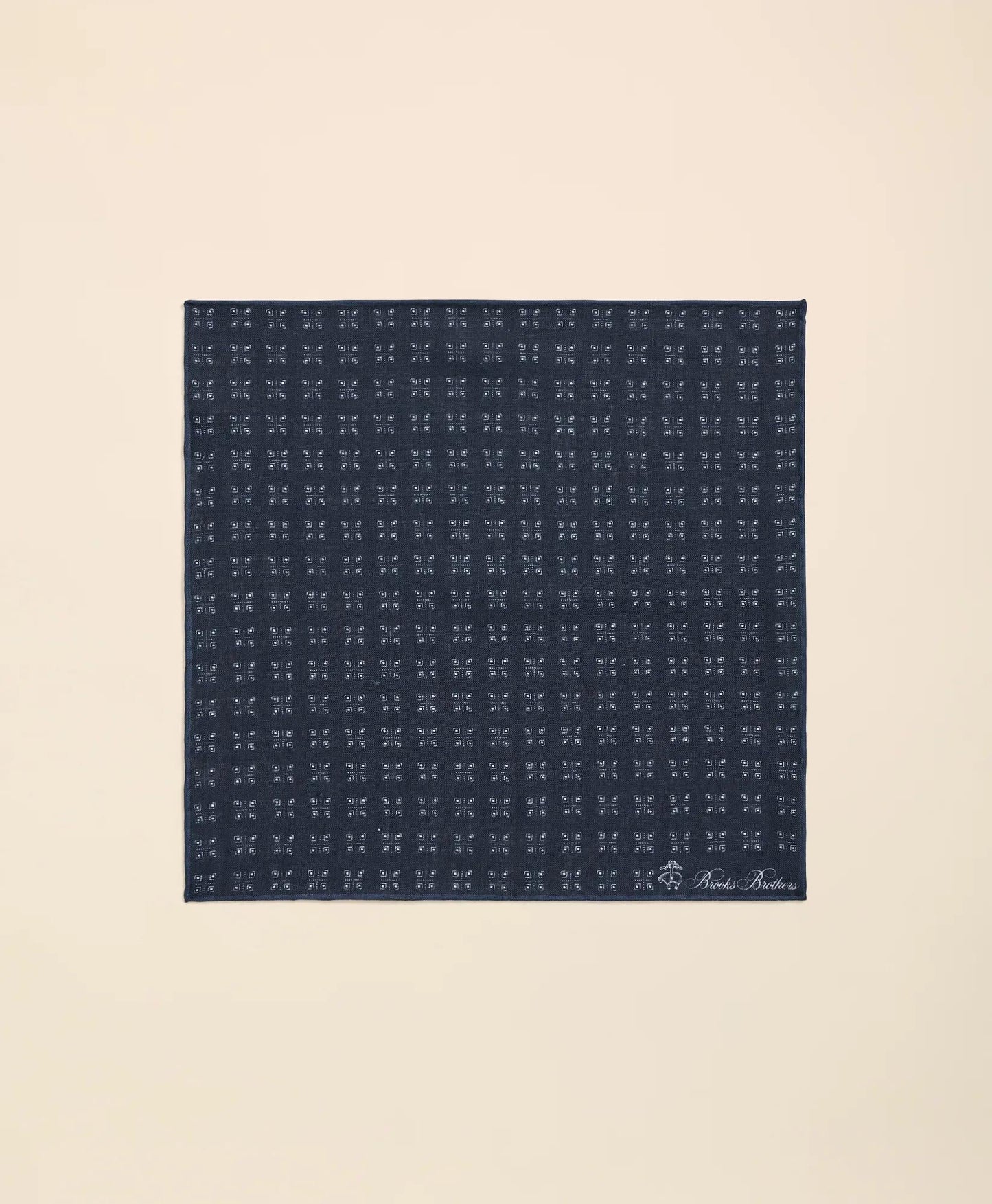 Linen Geometric Pocket Square | Brooks Brothers for sale