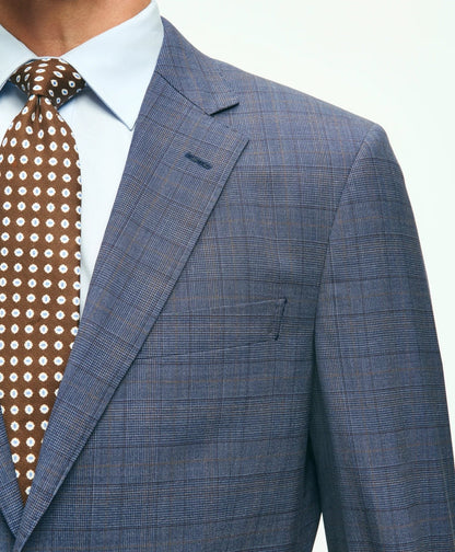 Traditional Fit Wool Checked 1818 Suit | Brooks Brothers cheap