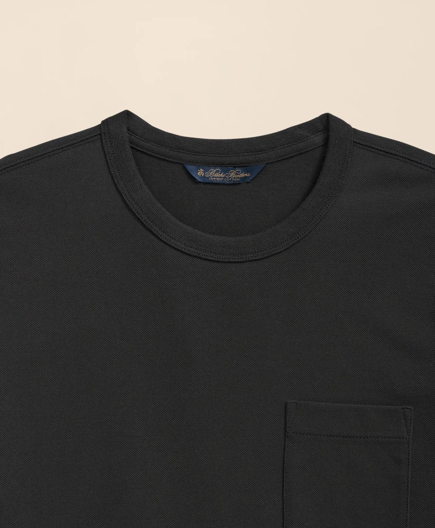 Pique T-Shirt in Garment-Washed Supima® Cotton | Brooks Brothers for sale