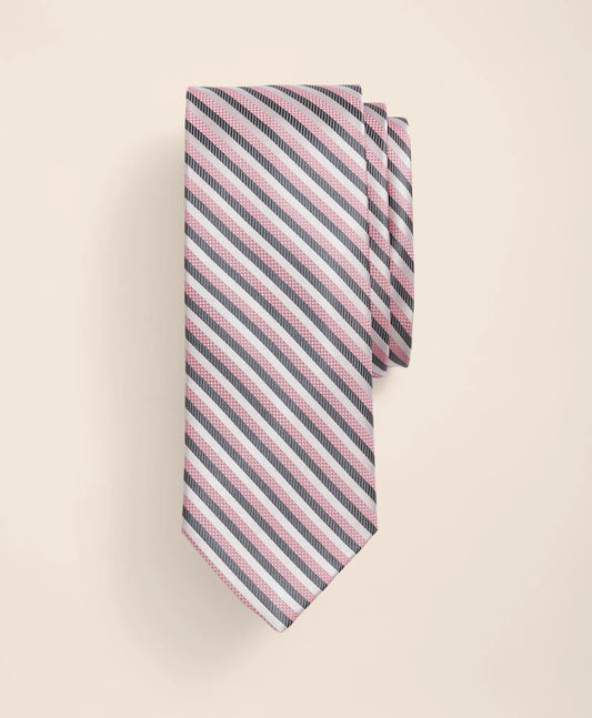 Silk Sidewheeler Striped Tie | Brooks Brothers sale