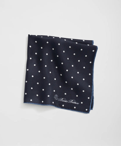 Small Dot Silk Pocket Square | Brooks Brothers online shop - US 7287