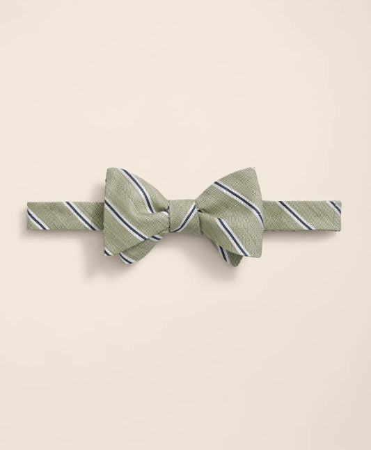 Silk-Linen-Cotton Bow Tie | Brooks Brothers discount