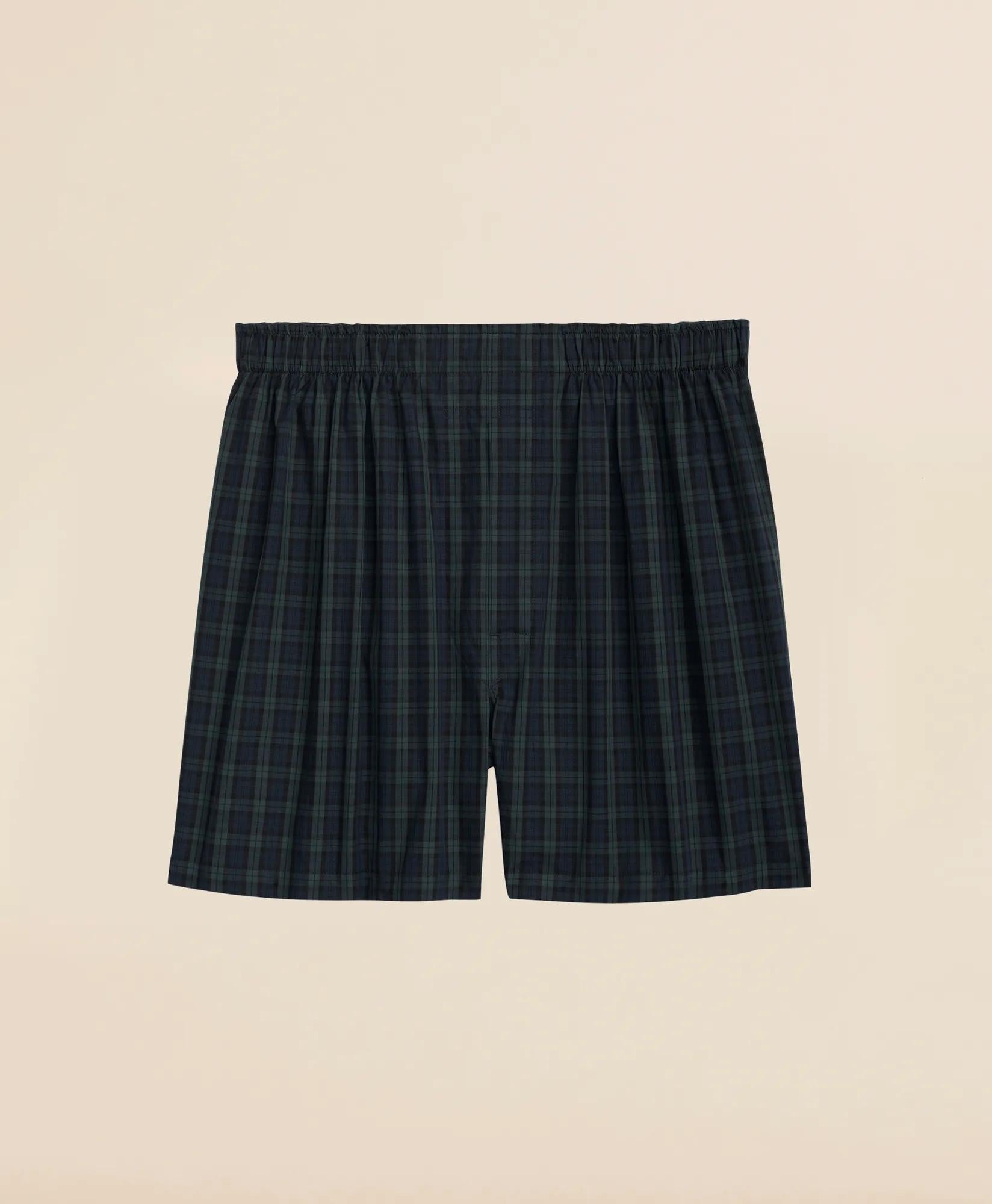Cotton Poplin Black Watch Tartan Boxers | Brooks Brothers for sale