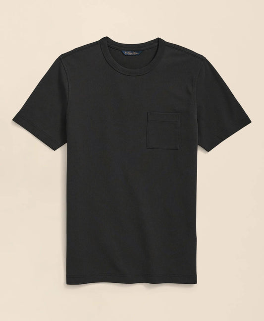 Pique T-Shirt in Garment-Washed Supima® Cotton | Brooks Brothers for sale