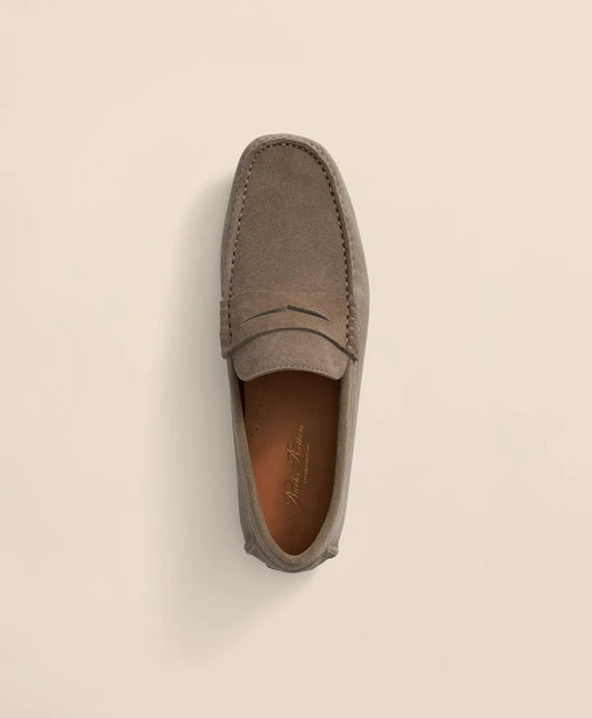 Jefferson Suede Driving Moccasins | Brooks Brothers online