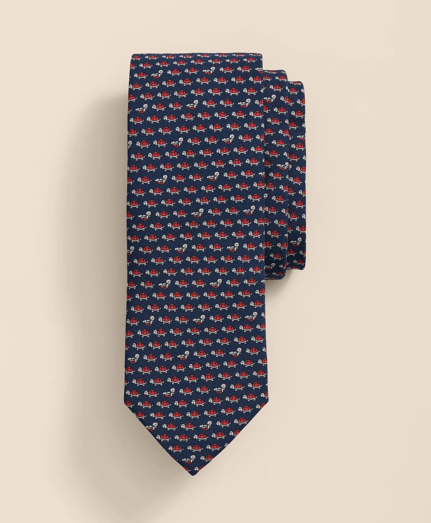 Silk Turtle Motif Tie | Brooks Brothers online shop